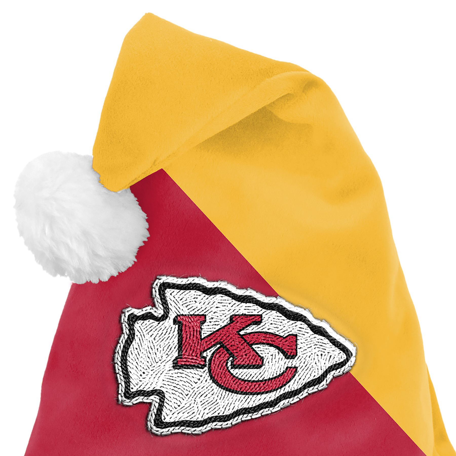 NFL Kansas City Chiefs 2020 Basic Santa Hat - image 4 of 5