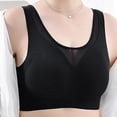 thumbnail image 5 of Everyday Bras for Women Sports Bras for Women Non Removable Pads Strapless Bra for Women plus Size Support Bras for Women Medium Bra Sports Bra for Big Busted Women Maximum Support Sports Black 2XL, 5 of 8