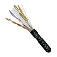 thumbnail image 2 of Vertical Cable Cat6, 550 MHz, UTP, 23AWG, Solid Bare Copper,1000ft, Bulk Ethernet Cable - 060 Series, Black, 2 of 5