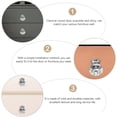 thumbnail image 2 of 10pcs Delicate Crystal Knobs Single Hole Drawer Knobs Cabinet Handle Home Parts, 2 of 7