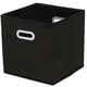 thumbnail image 1 of Black Fabric Organizer with Two Handles, Foldable Storage Bins, Baskets for Home, Bedroom, Toys and Clothes., 1 of 4