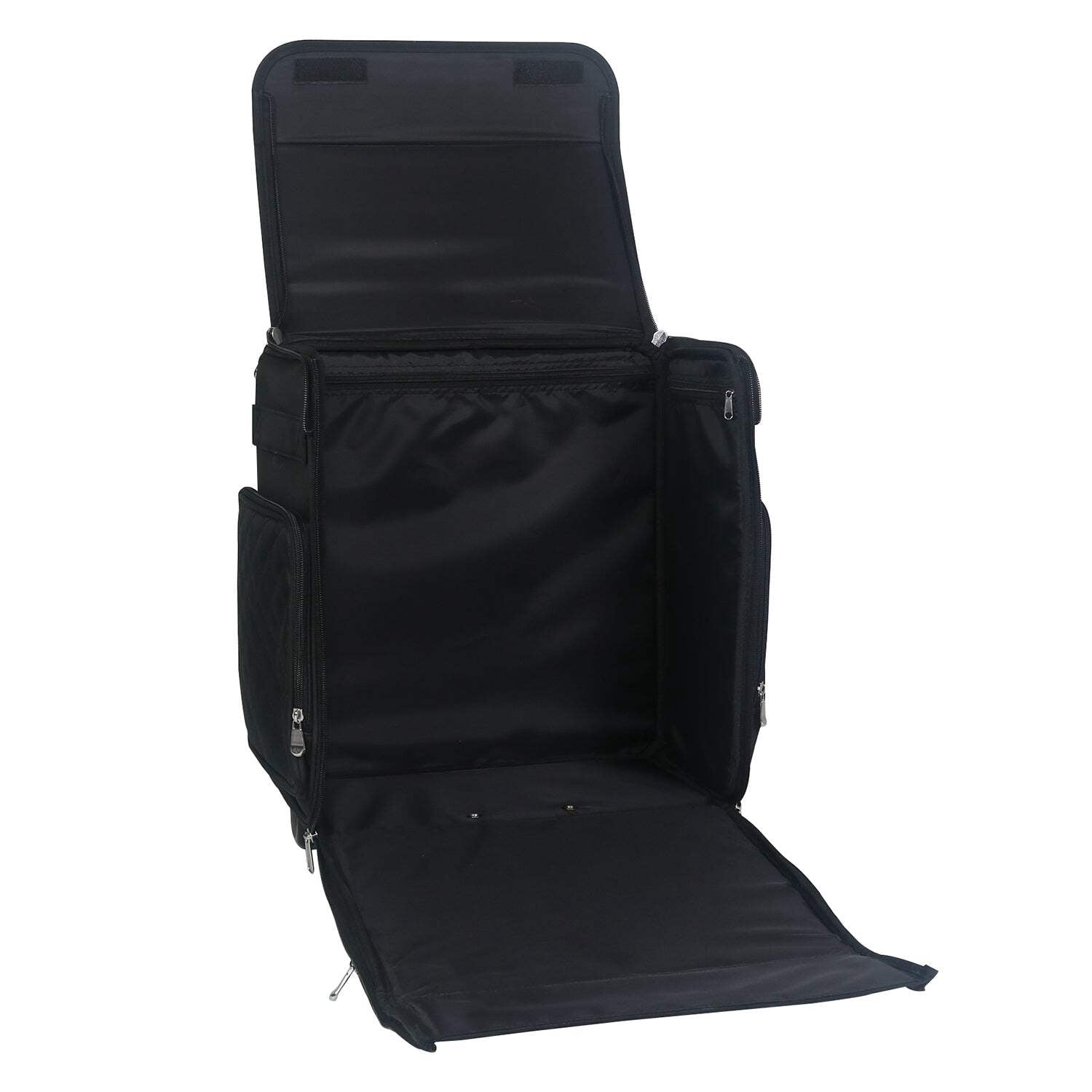 Collapsible Rolling Scrapbook  Featherweight Case, Black Quilted
