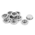 thumbnail image 3 of Uxcell Stainless Steel Round Flush Pull Handle 1" Hole Diameter 10 Pack, 3 of 5