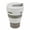gray, variant on WellDeco 11.84 fl oz Collapsible Coffee Cup, Foldable Spill Resistant BPA-Free Silicone Travel Cup Mug for Office Hiking Outdoor Trips