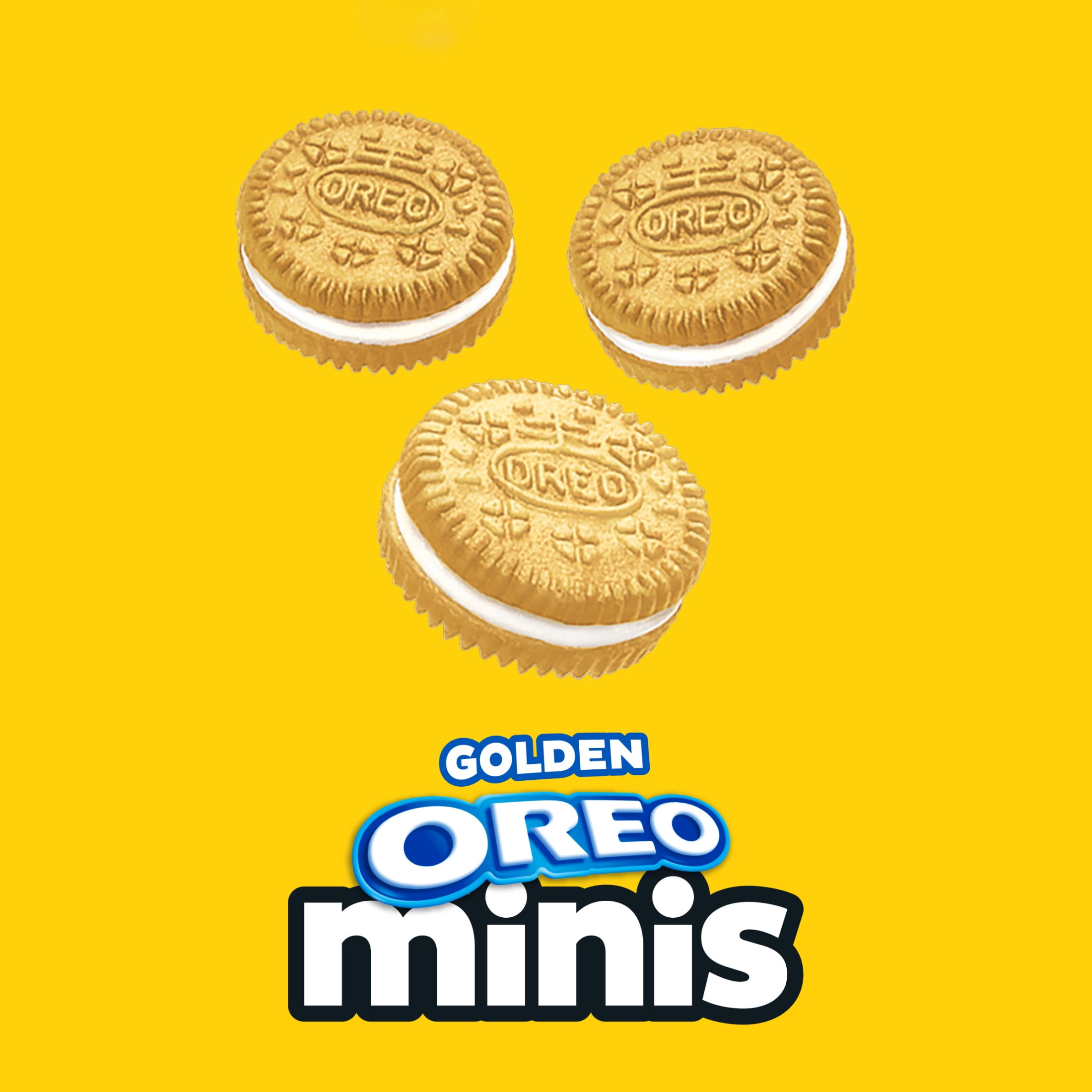 OREO Minis Golden Sandwich Cookies, 8 oz