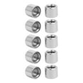 thumbnail image 1 of Unique Bargains M6x10mmx8mm Rod Bar Stud Round Coupling Connector Nuts 10pcs, 1 of 1