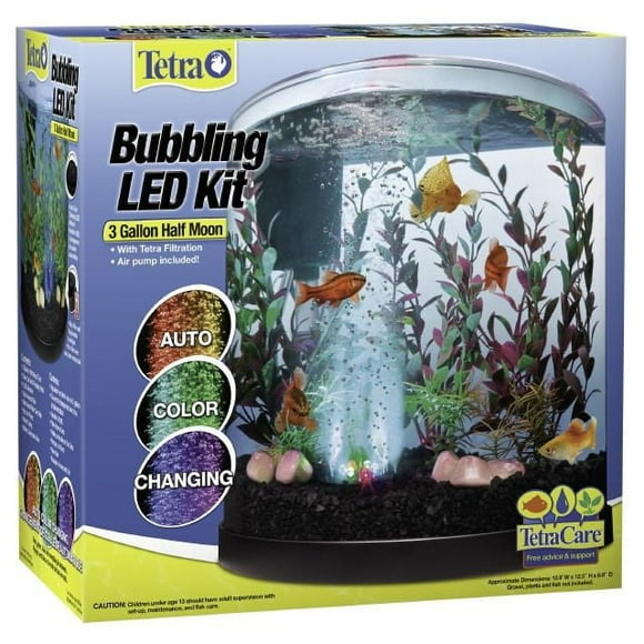Tetra Bubbling Half Moon Aquarium LED Kit