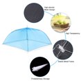 thumbnail image 3 of REGALWOVEN Mesh Food Covers, Collapsible Reusable Fruit Vegetable Food Screen Tent for Outdoor BBQ Blue 17"X17", 3 of 6