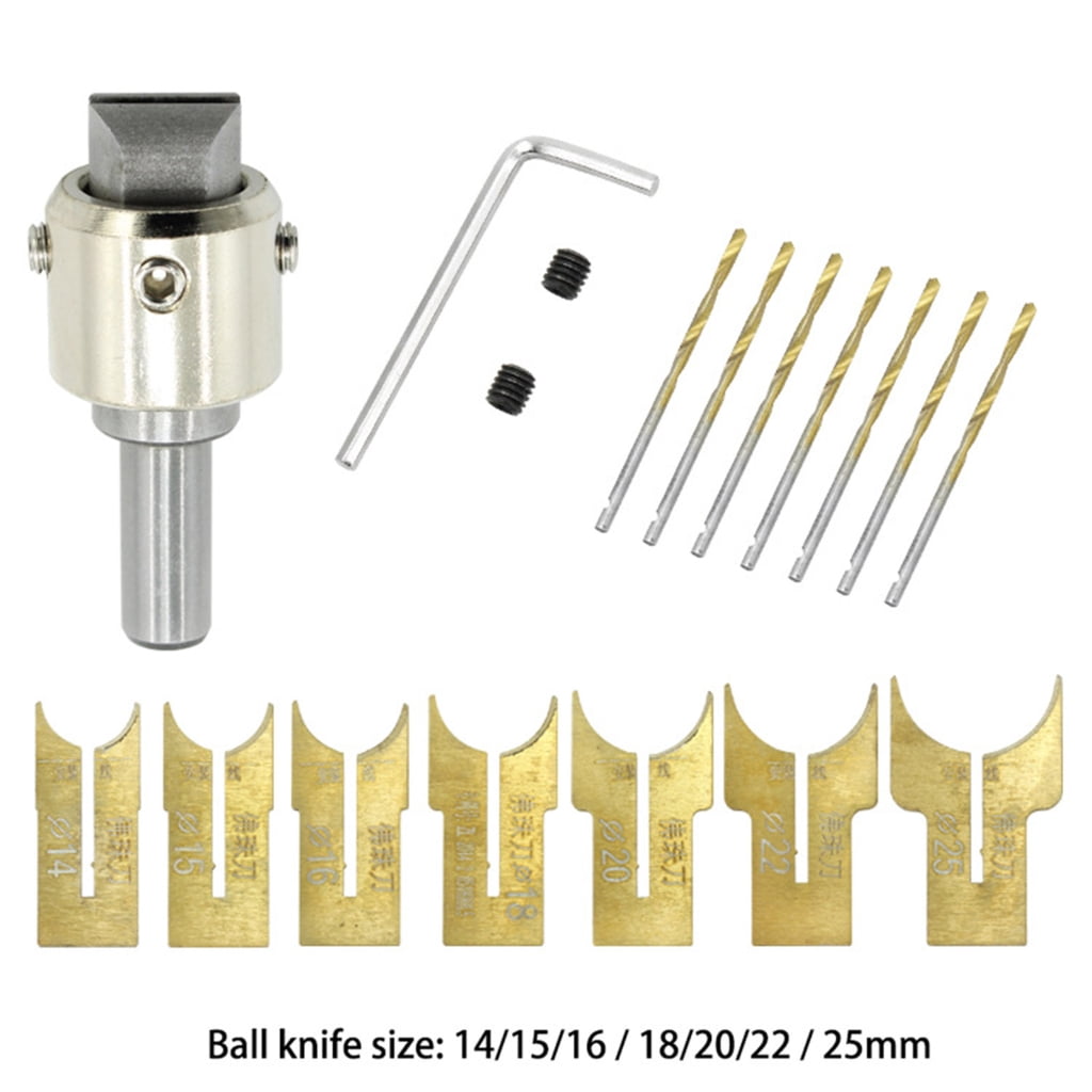 Shank Router Bit Beads Ball Milling Cutter Carbide Woodworking Bead Drill Bit For Wood End Mill Hand Tool 6-30mm