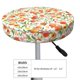thumbnail image 4 of Disketp Fruits Peach2 Funda Redonda para Taburete, Funda de Cojín para Silla de Bar Suave y Elástica-14 inch, 4 of 7