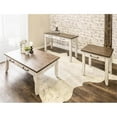 thumbnail image 4 of Bowery Hill Rustic Ivory and Honey Finish Cocktail Table, 4 of 5