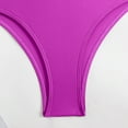 thumbnail image 6 of RUTAYY Swimwear Women Solid Color Skinny Slim Swimsuit Bikini Boho Swim Wear, 6 of 7