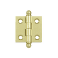 thumbnail image 2 of Deltana CH1515U3-UNL 1-1/2" x 1-1/2" Hinge, w/ Ball Tips in Unlacquered Brass, 2 of 2
