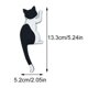 thumbnail image 5 of 7 ganchos magnéticos, imán para nevera de gato, gancho magnético, gancho para pescado, lindo imán de cartón para refrigerador, decoración colgante, 7 piezas, 5 of 5