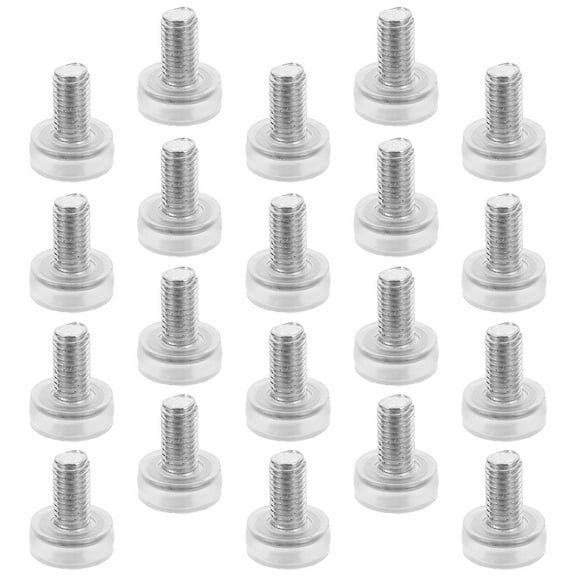 Raindrops 20pcs Furniture Levelers Furniture Feet Levelers Furniture Legs Screw On Furniture Glides Table Feet Pad For Table And Chair Legs Adjustable Non-Slip Feet Pads (M8)