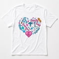 thumbnail image 3 of Nurse Heart Graphic T-Shirt, Medical Care Words Unisex Tee, 3 of 9