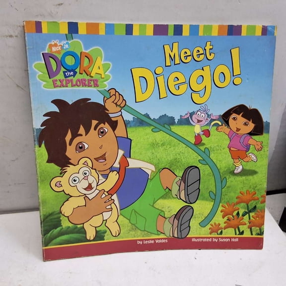 Pre-Owned Meet Diego! (Nick Jr. Dora the Explorer) by Leslie Valdes (Paperback), English