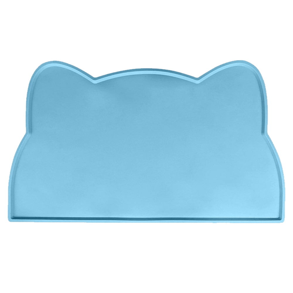 Silicone Pet Food Mats Tray Non Slip Pet Dog Cat Bowl Mats Placemat