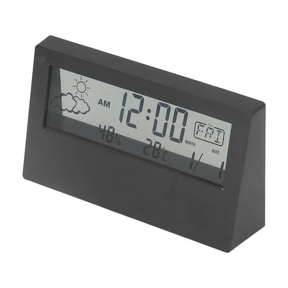 Reloj despertador LCD Jadeshay reloj despertador digital multifunción