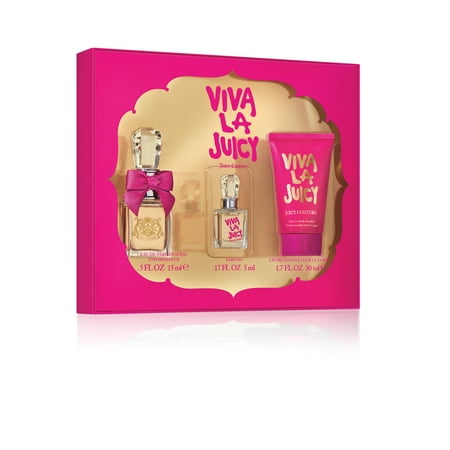 ($49 Value) Juicy Couture Viva la Juicy Perfume Gift Set for Women, 3 pieces
