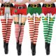 thumbnail image 5 of Disfraz de elfo de fantasía, leggings navideños para mujer, disfraz de Papá Noel, disfraz de Cosplay, disfraz de Halloween, fiesta de Navidad, bata de carnaval, 5 of 5