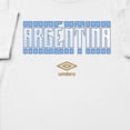 thumbnail image 2 of Umbro Men's Argentina Stacked Soccer T Shirt (White, S-XXXL), 2 of 4