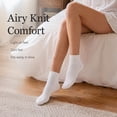 thumbnail image 3 of LUCKMEEY 10-Pack Cotton Ankle Socks for Women Soft Socks Size 5-11, 3 of 7