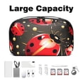 thumbnail image 3 of Seven Starred Ladybird Waterproof Oxford Cloth Storage Pouch Cable Organizer Cord Organizer Travel Small Bag 5.9x9.44x3.14 in, 3 of 6