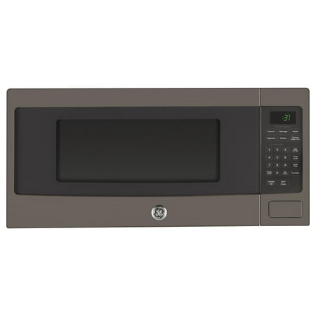 GE PEM31EFES 24 Countertop Microwave Oven With 1.1 Cu. Ft. Capacity  10 Power Levels  Sensor Cooking Controls  Optional Hanging Kit and Control