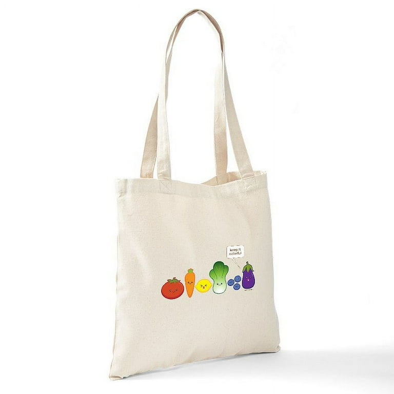 CafePress - Go Green Tote Bag - Natural Canvas Tote Bag, Cloth Shopping Bag  