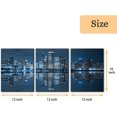 thumbnail image 4 of Hieng Wall Art for Living Room Cleveland Skyline Canvas Art Prints Ohio Cityscape Home Decor City Landscape Painting Picture Modern Artwork Wall Decor (only canvas), 4 of 6