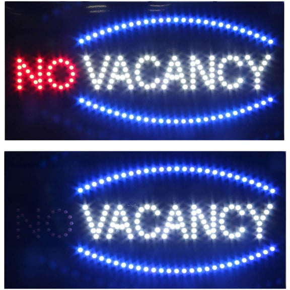 LED Vacancy Sign for Business, Super Bright LED Open Sign for Motel, Electric Advertising Display Sign for Hotel Inn Business Shop Store Window Home Decor. (HSN0057)