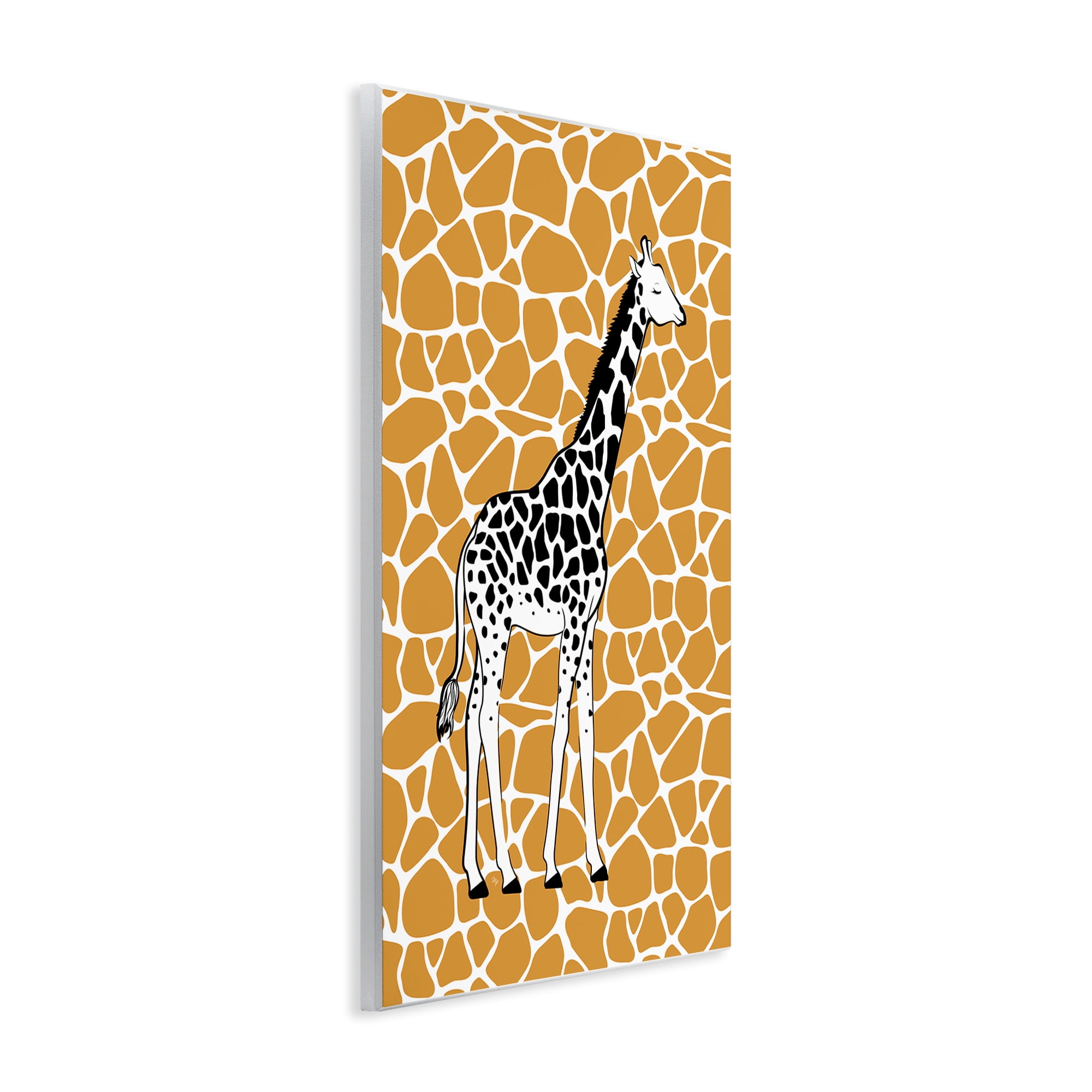 Stupell Industries Giraffe Spots Pattern Animals Painting Unframed Art Print Wall Art, 10 x 15