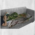 thumbnail image 6 of Landscape Soft Flannel Fleece Throw Blanket, Summer Garden Flowers Marigold Stones Antique House in Spain Art Print, Cozy Plush for Indoor and Outdoor Use, 50" x 60", Multicolor, by Ambesonne, 6 of 6
