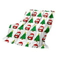 thumbnail image 7 of Comfortable Christmas Throw Blanket 40x60 Inch - Soft Flannel Printed Holiday Blanket with Snowflakes, Trees, Animals for Kids, Couch, Sofa Bed & Festive Gift Giving, 7 of 7