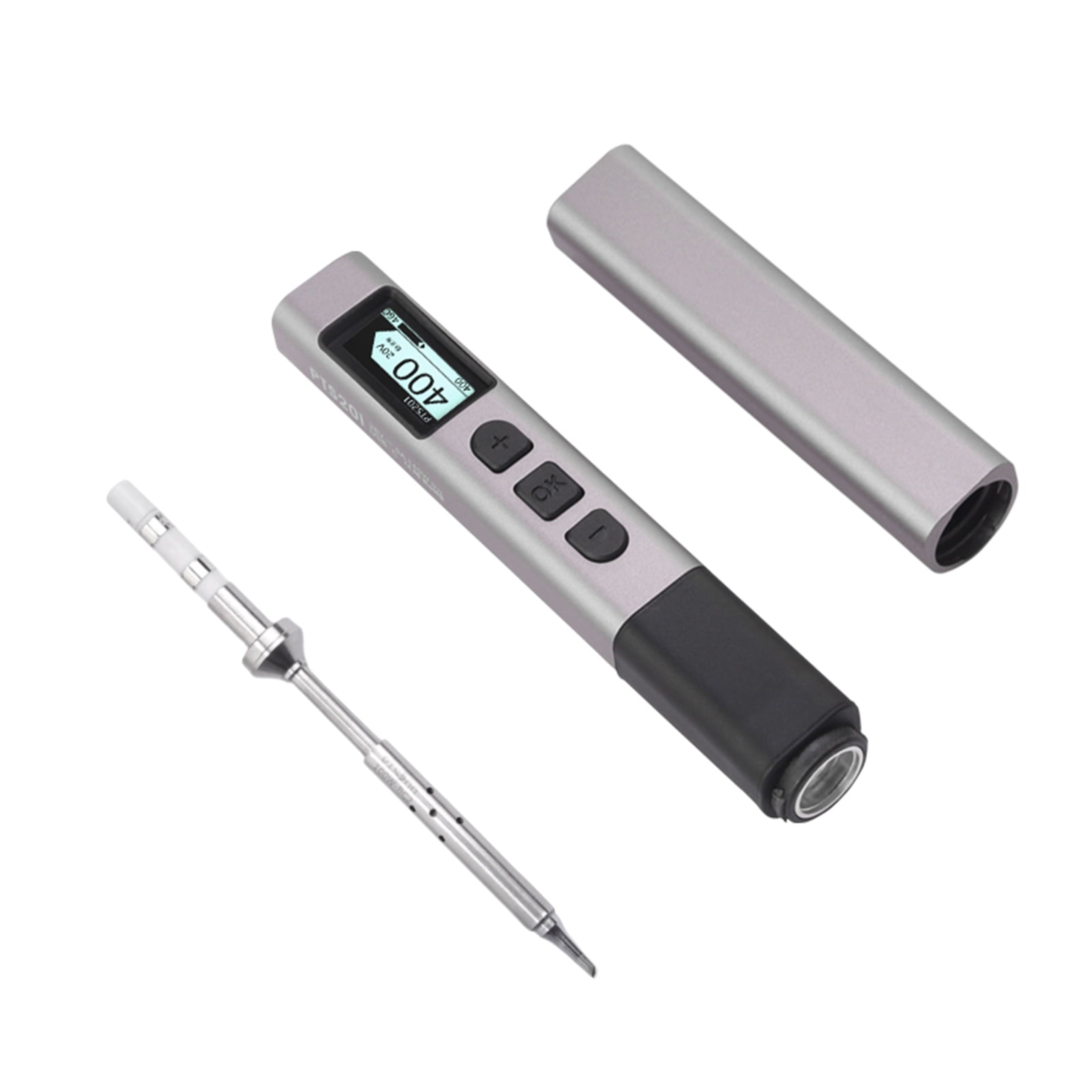 High 100W Portable Soldering Iron Kit Electric Soldering Fast To Heat OLED Screen Design And Intelligent Sleep Mode Iron Pen Tool For Electronics  Repair