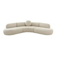 thumbnail image 6 of Broohah Beige Linen Sectional, 6 of 7