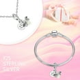 thumbnail image 3 of 925 Sterling Silver Charm for Bracelets Glowing-At-Night Firefly Dangle Charms Women Bracelet Charm, 3 of 6