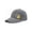 Gray, variant on Men's heart-shaped pickleball embroidered baseball cap, washed cotton hat