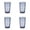 Grey, variant on 1-6PC Unbreakable Plastic Drinking Glasses Shatterproof Tumblers 16.9oz/500ml BPA Free Coastal Colors Reusable Water Cups Top Rack Dishwasher Safe