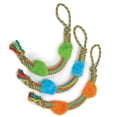 thumbnail image 4 of Large Breed Interactive 29 Inch Dog Rope Toy Bright Durable Double Plush Squeak (One Random Toy - Sellers Choice), 4 of 7