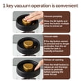 thumbnail image 6 of Qholemyo High Borosilicate Glass Airtight Food Storage Containers With Lids Vacuum Sealed Coffee Canister Kitchen Freshness Jar, 6 of 9