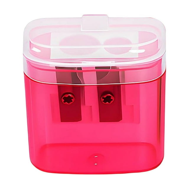 Covered Pencil Sharpener for and School Use Compact -Hole Handheld Sharpener for Children Adults Students Families Durable and Metal Construction