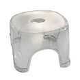 thumbnail image 1 of Abbracc Tabouret de Douche Acrylique Tabouret d'Angle Chaise Multifonctionnel Transparent Antidérapant Repose-Pieds Blanc, 1 of 9
