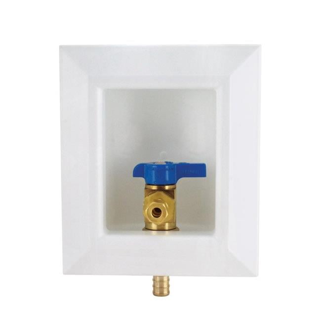 Apollo 4932471 0.5 in. Dia. PEX Barb Brass Ice Maker Outlet Box