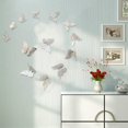 thumbnail image 3 of 12 Uds 3D mariposas hueco DIY decoración de pared para el hogar pegatina Xemadio CKCHGIC27, 3 of 3