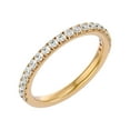 thumbnail image 2 of SuperJeweler 1/2 Carat Moissanite Wedding Band In 14 Karat Yellow Gold For Women, 2 of 6