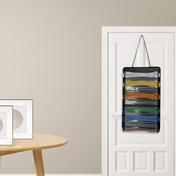 Martial Arts Belt Holder Wall Hanging Karate Belt Organizer with 10 Pockets Felt Taekwondo Waistband Display Holder for Martial Arts Learners