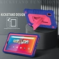 thumbnail image 5 of Hoibon Shockproof Tablet Case for Walmart Onn 8 Tablet Case (2024 Model 100135923) Rugged Full-Body Kids Friendly Case with Shoulder Strap Kickstand for Walmart Onn 8 4th Gen 2024 - NavyPink, 5 of 8