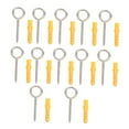 thumbnail image 4 of UNOMOR 12Pcs Fixing Hooks 304 Stainless Steel Eye Screws for String Lights and Jewelry Holders, 4 of 8